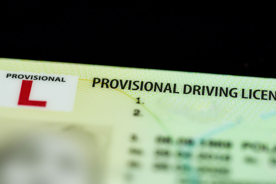 Provisional driving licence